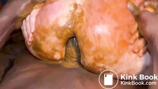 White pawg getting her shitty butt destroyed by bbc