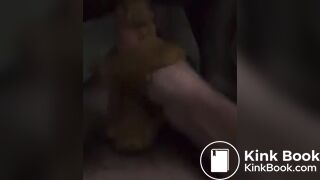 Man gets shitted on by BBW ebony