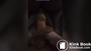 Man gets shitted on by BBW ebony