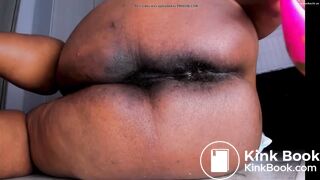 Hairy Asshole Bbw Pulls Dirty Plug Out Her Ass