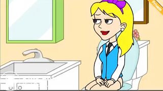 Sexy Mistress ... Poops In Toilet/Blowjob