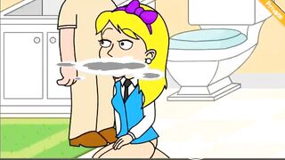 Sexy Mistress ... Poops In Toilet/Blowjob