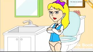 Sexy Mistress ... Poops In Toilet/Blowjob
