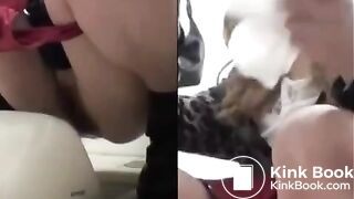 Japanese woman's toilet scene - video 962