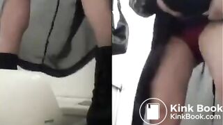 Japanese woman's toilet scene - video 962