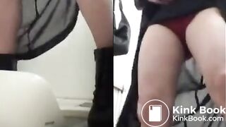 Japanese woman's toilet scene - video 962