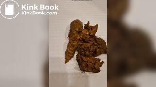 BBW white girl scat