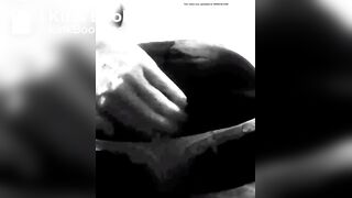 Shiny nylon scat.