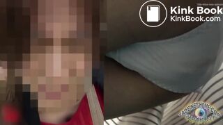 Japanese women with diarrhea in a train.