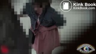 Japanese women with diarrhea in a train.