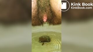 Taking a dump in a thrift store bathroom