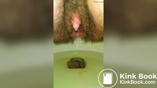 Taking a dump in a thrift store bathroom