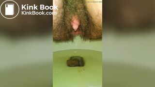 Taking a dump in a thrift store bathroom