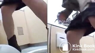 Japanese woman's toilet scene - video 953