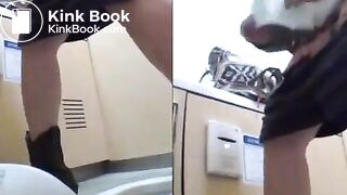 Japanese woman's toilet scene - video 953