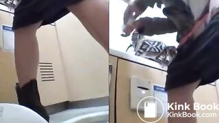 Japanese woman's toilet scene - video 953