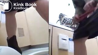 Japanese woman's toilet scene - video 953