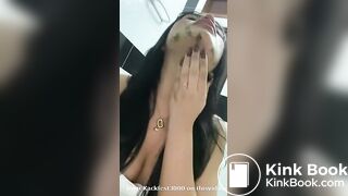 super cute latin face smear