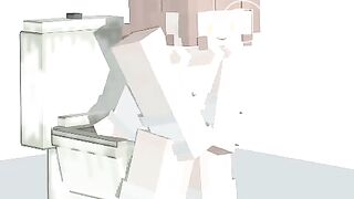 Girl pooping - video 808