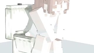 Girl pooping - video 808