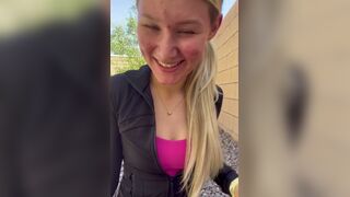 Gym girl close up