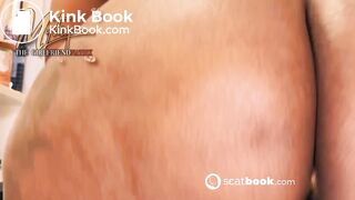 Ebony Fat ass shitting
