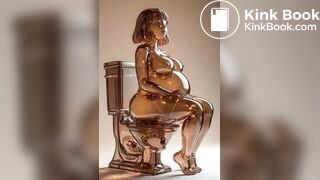 Human Toilet Slave FOREVER JOI Femdom Scat Art 3D