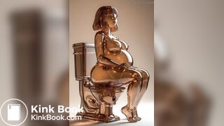 Human Toilet Slave FOREVER JOI Femdom Scat Art 3D