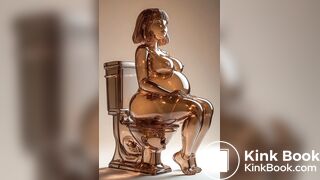 Human Toilet Slave FOREVER JOI Femdom Scat Art 3D
