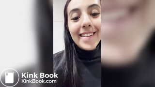 Lovely latina poops