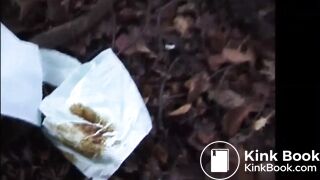 Woman scat nature