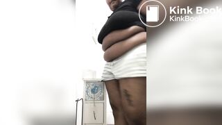 21 year old black girl pooping - video 2