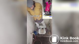 Desi lady poop 4