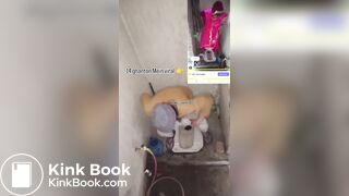 Desi lady poop 4