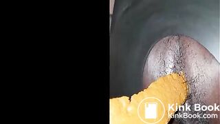 black girl poop - video 2