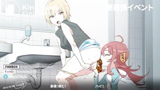 Girl pooping - video 889