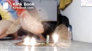 Intense Candle Squirts & Poop
