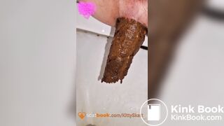 Big pile in the toilet!