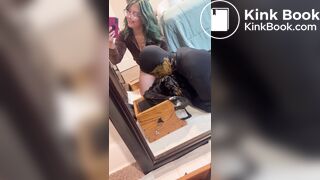 Hot Girl Uses Man As Toilet 2