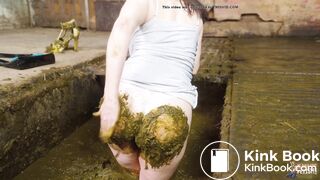 BM Sneaky Fun In The Cowshed - orgasm in cowshit