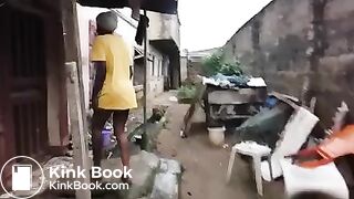 Ebony panty poop 6
