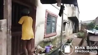 Ebony panty poop 6