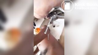Big pile on slave face
