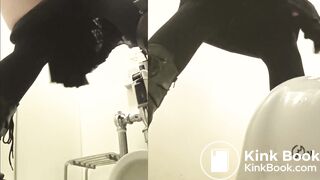 Japanese woman's toilet scene - video 924