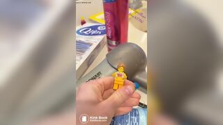 Girl Poop On Lego Man