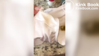 White panty poop - video 37