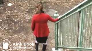 Shitting outdoors - video 13