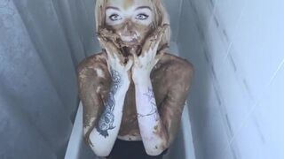 SBP scat in bathtub