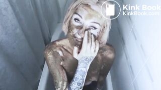 SBP scat in bathtub
