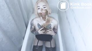 SBP scat in bathtub